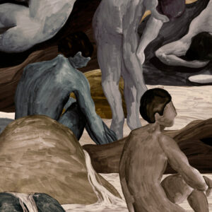 Arte Les thermes Saturnia behang in kleur Havanna (70501) - Product close-up