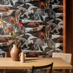 Arte Les thermes Saturnia behang in kleur Sunset (70502) - Interieur impressie