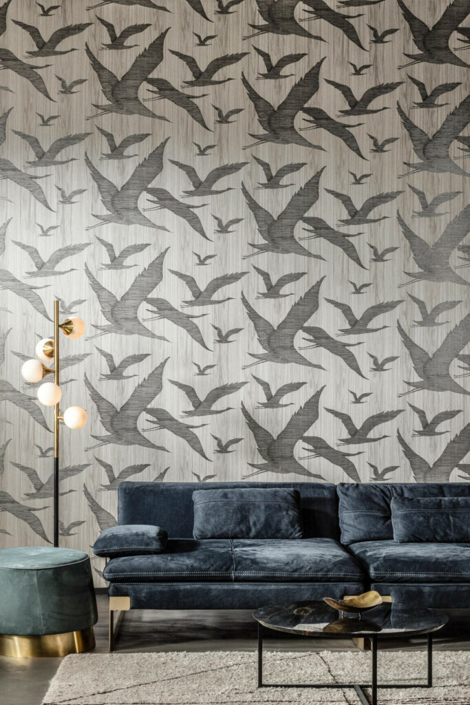 Arte Ligna Hover behang in kleur 42040 (42040) - Interieur impressie