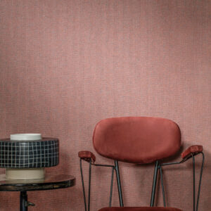 Arte Ligna Scope behang in kleur Terracotta (42079) - Interieur impressie