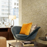 Arte Lino Aspero behang in kleur 40540 (40540) - Interieur impressie