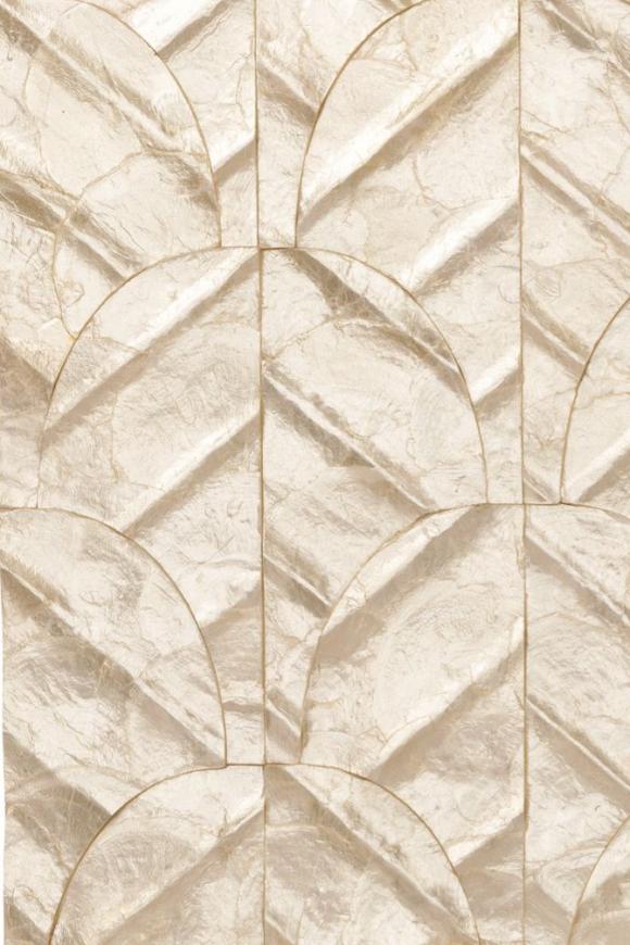 Arte Luster Abalone behang in kleur Coquille (70321) - Product close-up