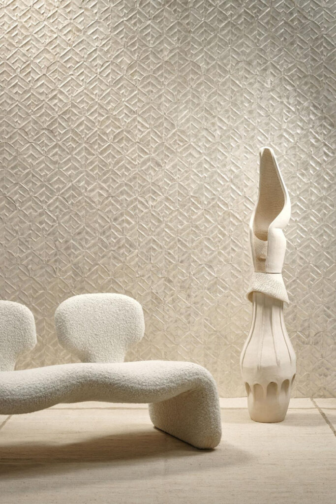 Arte Luster Abalone behang (70323) - Interieur impressie