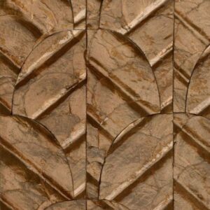 Arte Luster Abalone behang in kleur Mocha (70322) - Product close-up