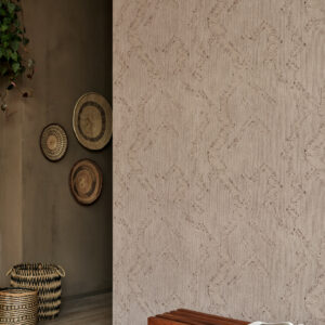 Arte Manila Edge behang in kleur Cocoa (64520) - Interieur impressie