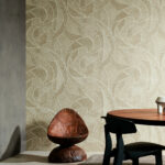 Arte Manila Spiral behang in kleur Linen (64510) - Interieur impressie
