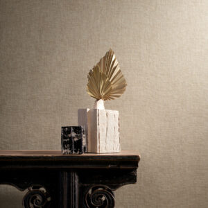 Arte Manila Tulle behang in kleur Mushroom (73085A) - Interieur impressie