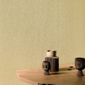 Arte Marquesa Atuona behang in kleur Buttercream (31723) - Interieur impressie