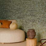 Arte Marquesa Cyperus behang in kleur Blue Silver (31733) - Interieur impressie