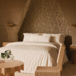 Arte Marquesa Cyperus behang in kleur Caramel (31734) - Interieur impressie