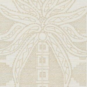 Arte Marquesa Fenua behang in kleur Silver Ivory (31700) - Product close-up