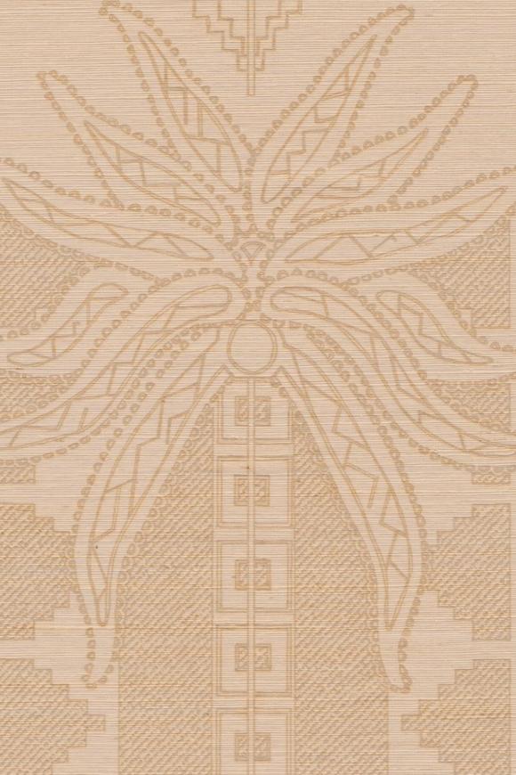 Arte Marquesa Fenua behang in kleur Champagne (31701) - Product close-up