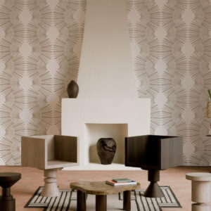 Arte Marquesa Miro behang in kleur Tinted White (31740) - Interieur impressie