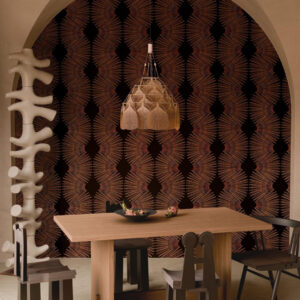 Arte Marquesa Miro behang in kleur Midnight (31741) - Interieur impressie