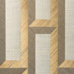 Arte Marqueterie Biseau behang in kleur Gold Beige (72720) - Product close-up