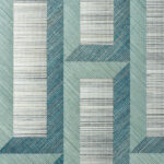 Arte Marqueterie Biseau behang in kleur Turquoise Teal (72721) - Product close-up