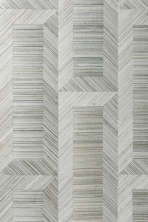 Arte Marqueterie Biseau behang in kleur Warm White (72730) - Product close-up