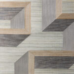 Arte Marqueterie Detour behang in kleur Silver Linen (72700) - Product close-up