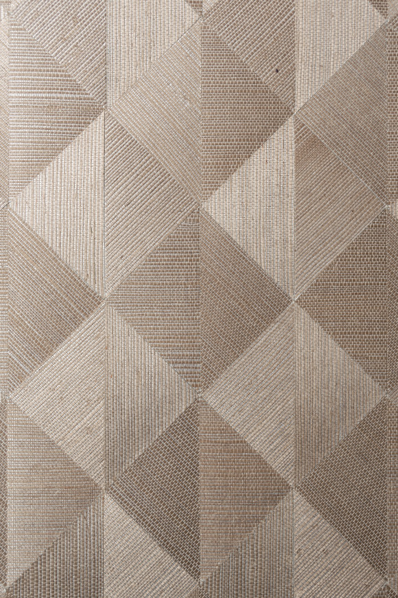 Arte Marqueterie Optique behang in kleur Beige (72760) - Product close-up