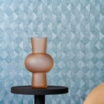 Arte Marqueterie Optique behang in kleur Sky (72763) - Interieur impressie