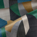 Arte Marqueterie Puzzle behang in kleur Blue Emerald (72771) - Product close-up