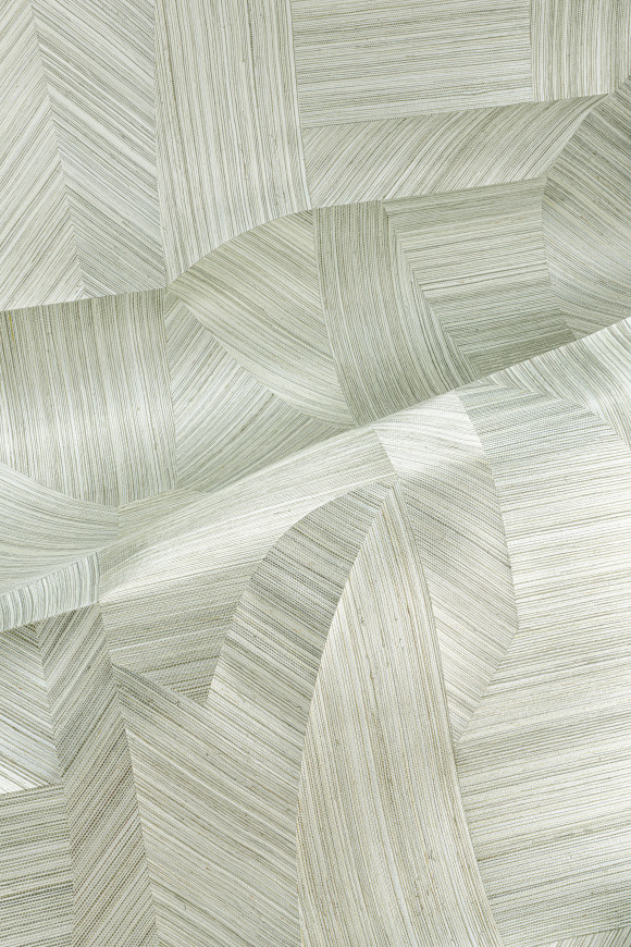 Arte Marqueterie Puzzle behang in kleur Warm White (72780) - Product close-up