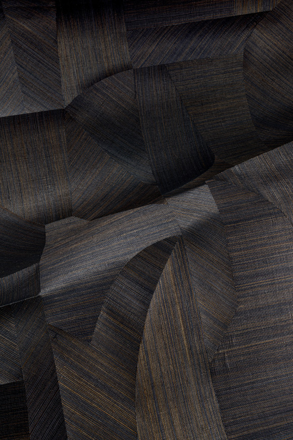 Arte Marqueterie Puzzle behang in kleur Mocha (72781) - Product close-up