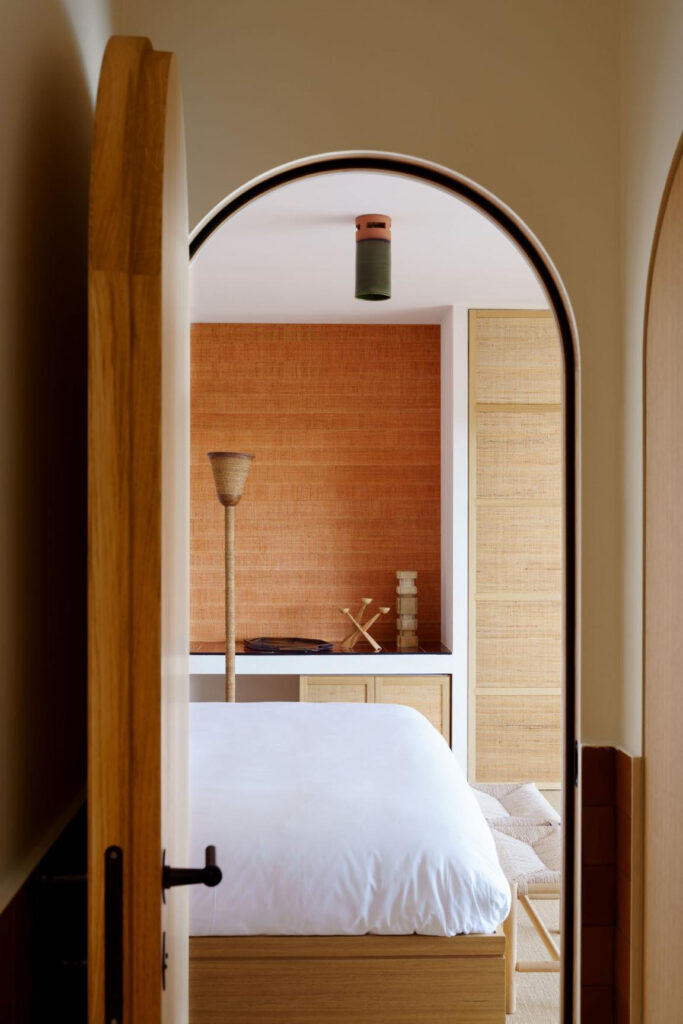 Arte Melaky Farini behang in kleur Tangerine (40725) - Interieur impressie