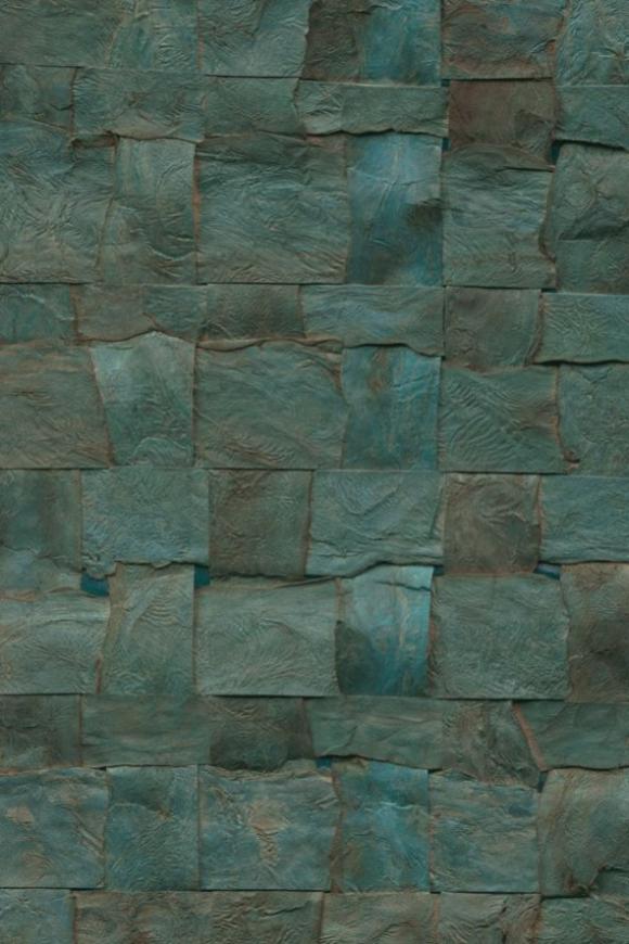 Arte Melaky Alba behang in kleur Turquoise (40704) - Product close-up