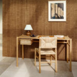 Arte Melaky Farini behang in kleur Ochre (40726) - Interieur impressie