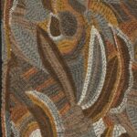 Arte Melaky Mandrava behang in kleur Havana (40761) - Product close-up