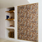 Arte Melaky Mandrava behang in kleur Havana (40761) - Interieur impressie