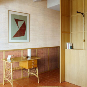 Arte Melaky Tana behang in kleur Beige (40741) - Interieur impressie