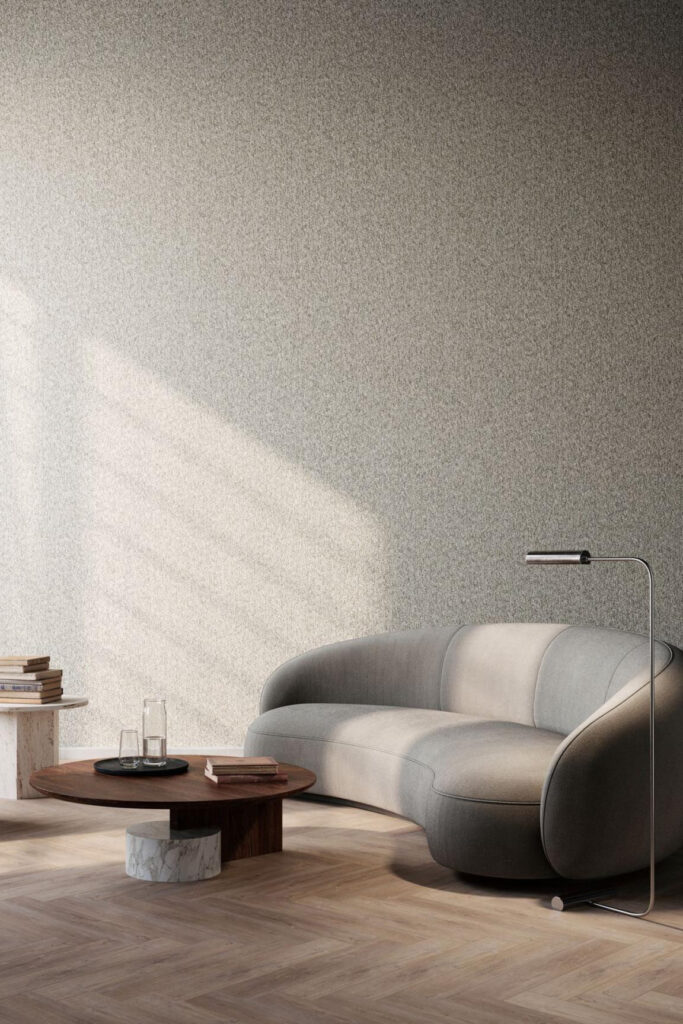 Arte Merino Montagna behang in kleur Smoky (63526) - Interieur impressie
