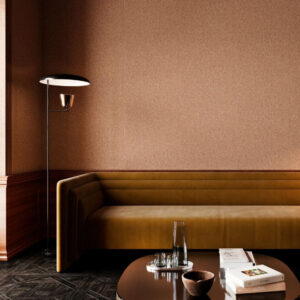 Arte Merino Montagna behang in kleur Marmalade (63529) - Interieur impressie