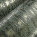 Arte Metal x patina Chalk stone behang (60120) - Sfeerbeeld