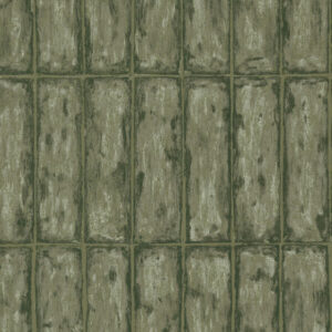 Arte Metal x patina Chalk stone behang in kleur Moss Green (60120) - Product close-up
