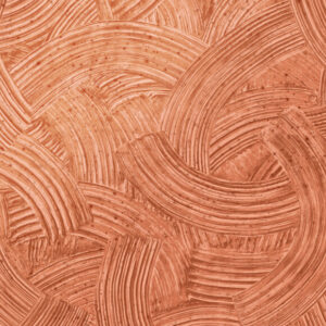Arte Metal x patina Impasto behang in kleur Copper (60100) - Product close-up