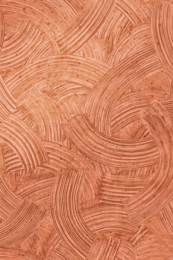 Arte Embleme Impasto behang in kleur Copper (60100A) - Product close-up