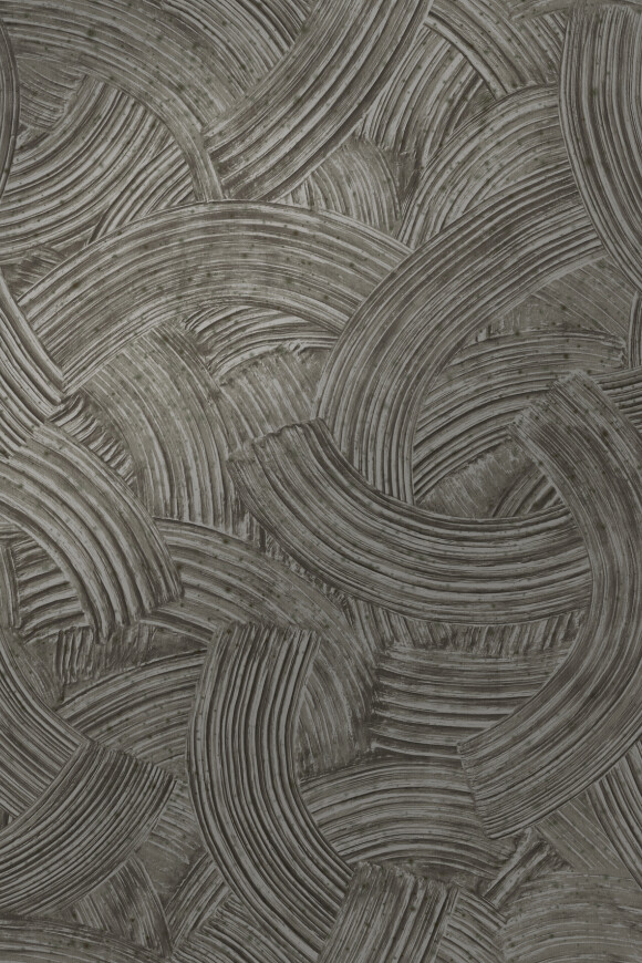 Arte Metal-x-patina Impasto behang in kleur Gunmetal (60104) - Product close-up