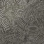 Arte Embleme Impasto behang in kleur Gunmetal (60104A) - Product close-up