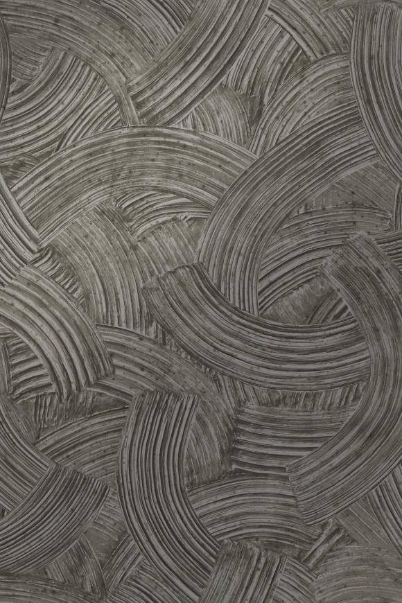 Arte Embleme Impasto behang in kleur Gunmetal (60104A) - Product close-up
