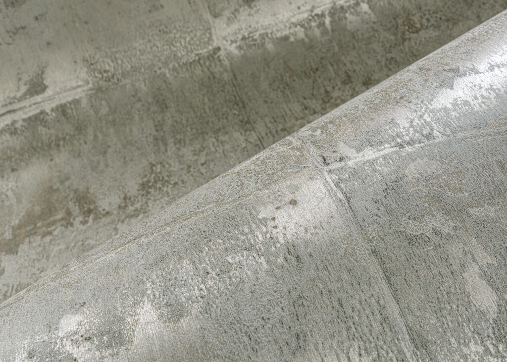 Arte Metal x patina Platinum behang (85507A) - Sfeerbeeld