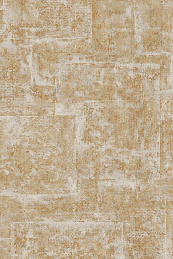 Arte Metal x patina Quilt behang in kleur Pale Gold (60143) - Product close-up