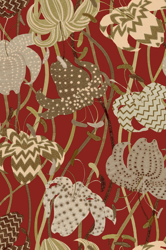 Missoni-home-wallcoverings-03 Lilium behang in kleur 10232 (10232) - Product close-up