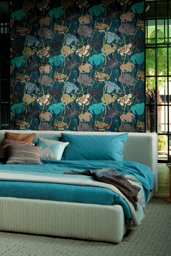 Missoni home wallcoverings 03 Lilium behang in kleur 10233 (10233) - Interieur impressie