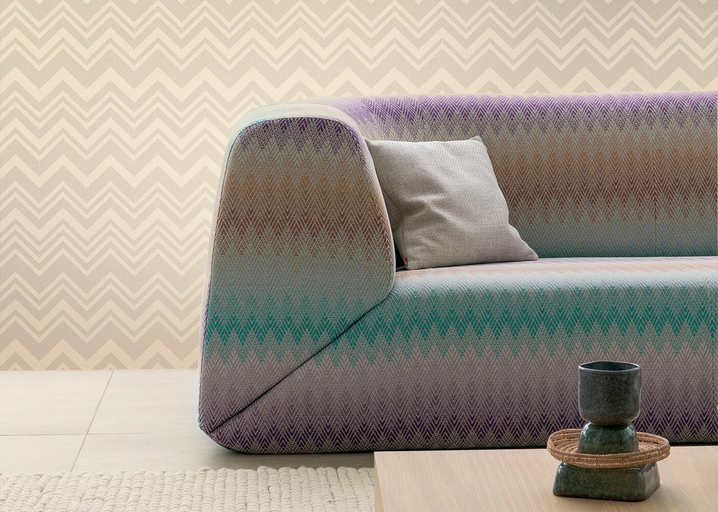 Missoni Home Wallcoverings 03 Macro Zig Zag