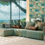 Missoni home wallcoverings 03 Patchwork behang in kleur 10243 (10243) - Interieur impressie