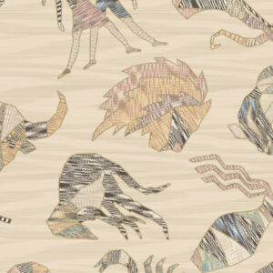 Missoni-home-wallcoverings-04 Constellations behang in kleur 10351 (10351) - Product close-up