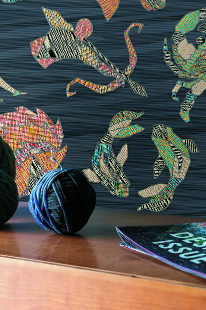 Missoni home wallcoverings 04 Constellations behang in kleur 10353 (10353) - Interieur impressie